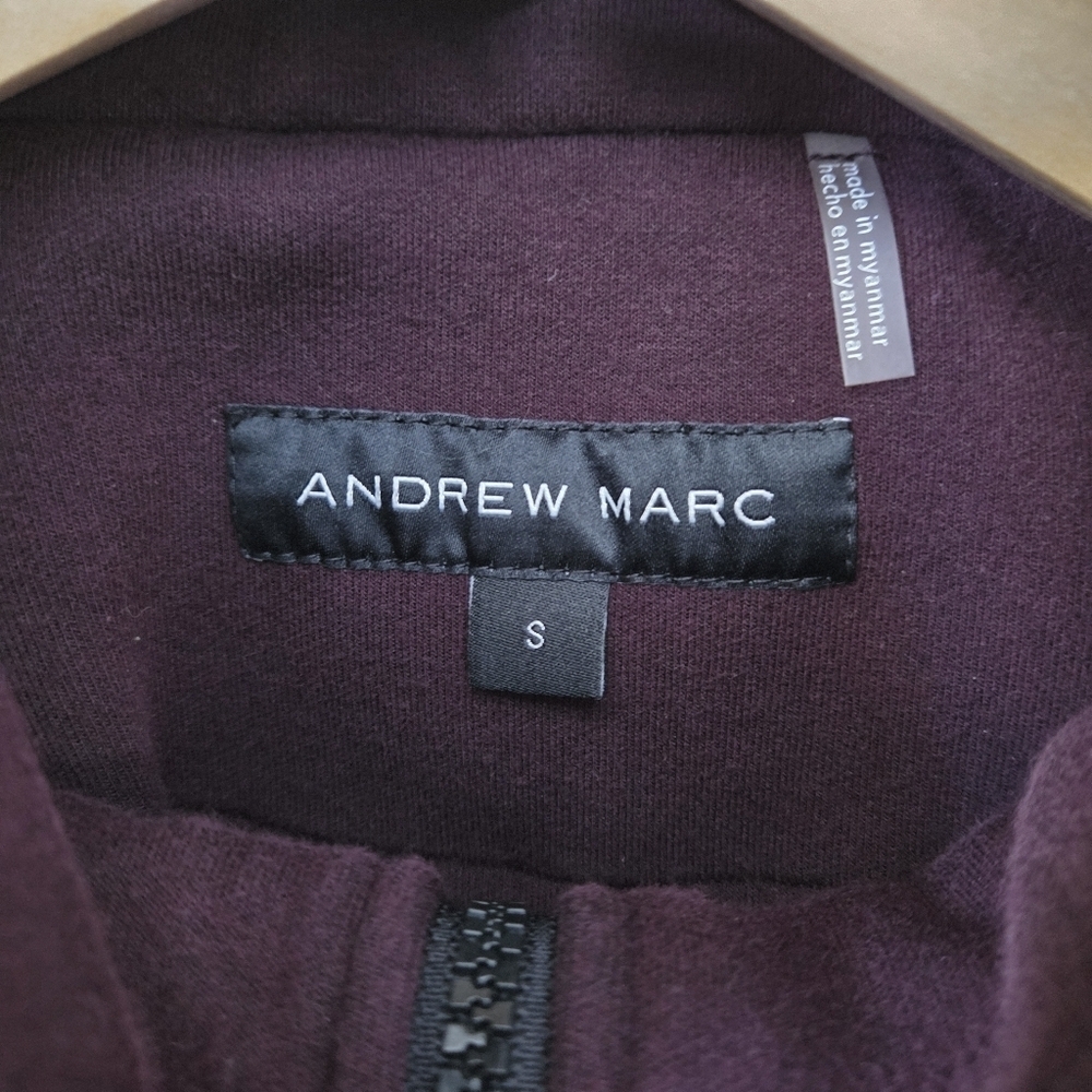 Andrew Marc Deep Burgundy Performance Soft Shell Jacket - Picture 7 of 8